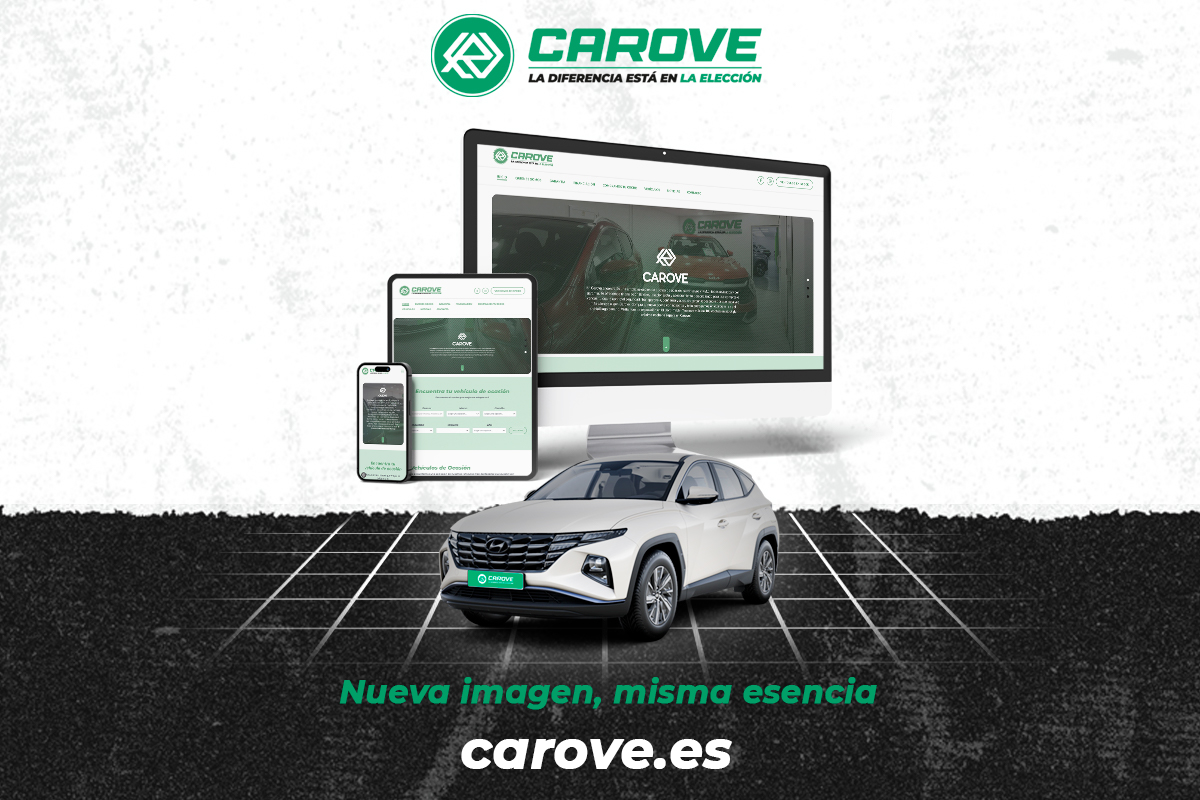 Carove presenta su nueva imagen en su web