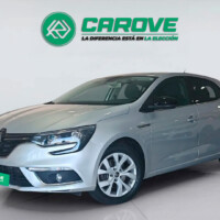 Vehículo de ocasión Renault Megane vista frontal lateral